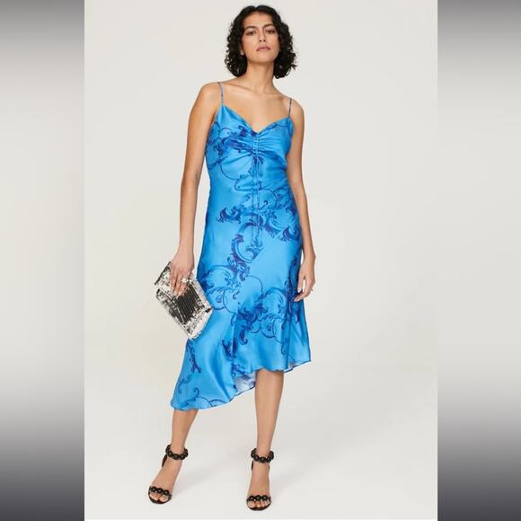 All Saints Dresses & Skirts - All Saints Alexia Isabella Dress Blue US 10